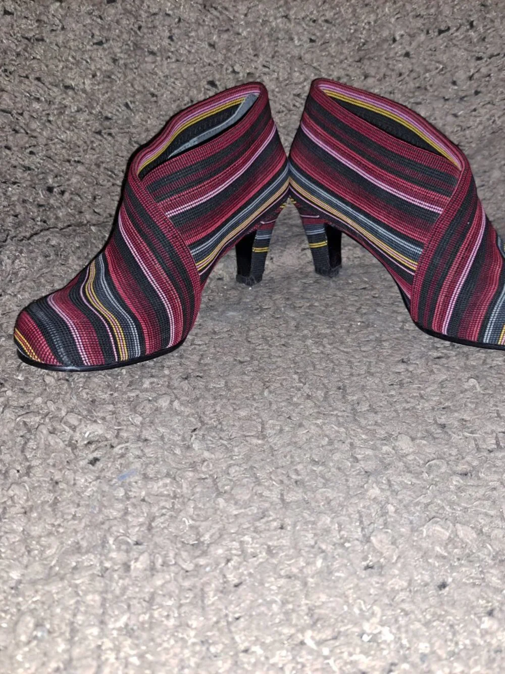 UNITED NUDE-Mid Fold-Colorful Ankle Boots-Textile-Size 36-Near Mint - Picture 4 of 8